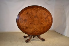19th Century Walnut Tilt- Top Breakfast Table