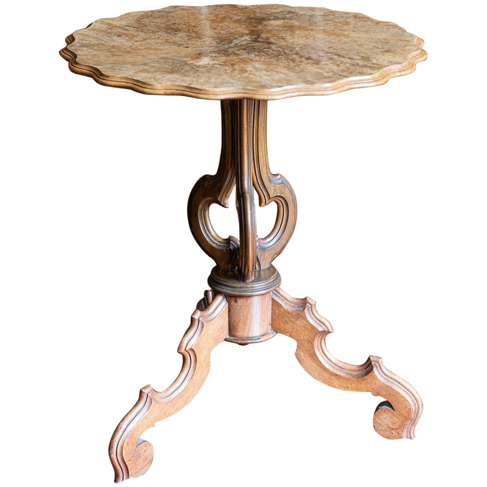 19th Century Walnut TiltTop Centre Table at 1stDibs