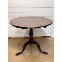 19th Century Walnut Tilt Top Side Table
