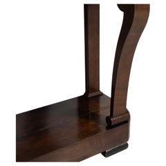 19th Century Walnut Wood Biedermeier Console Table