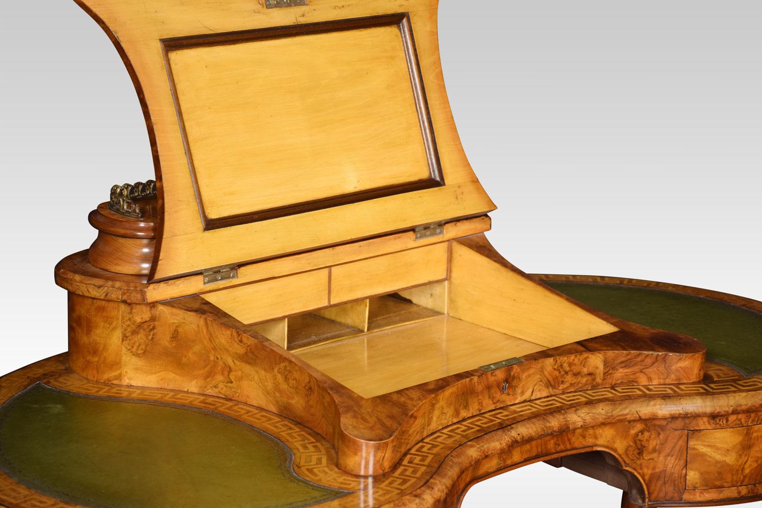 English 19th Century Walnut Writing Desk