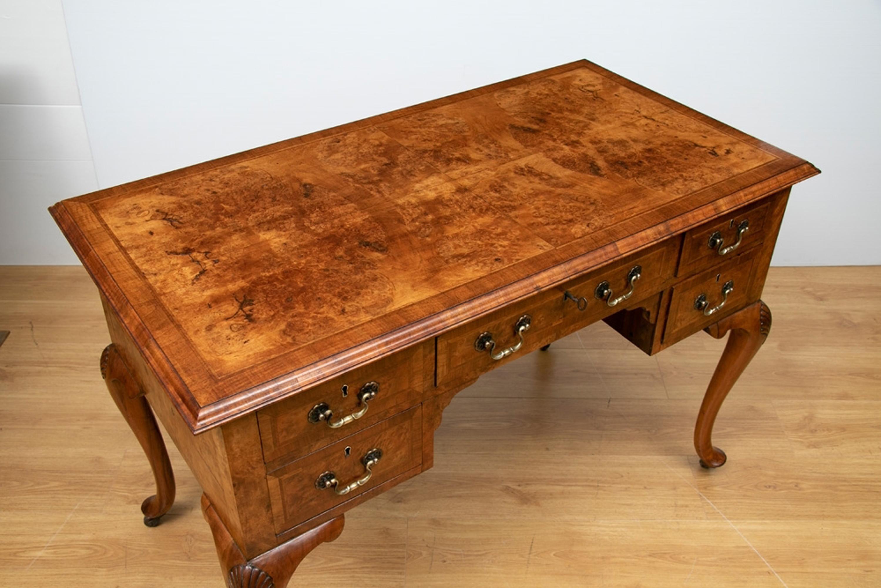 19th Century Walnut Writing Desk 1