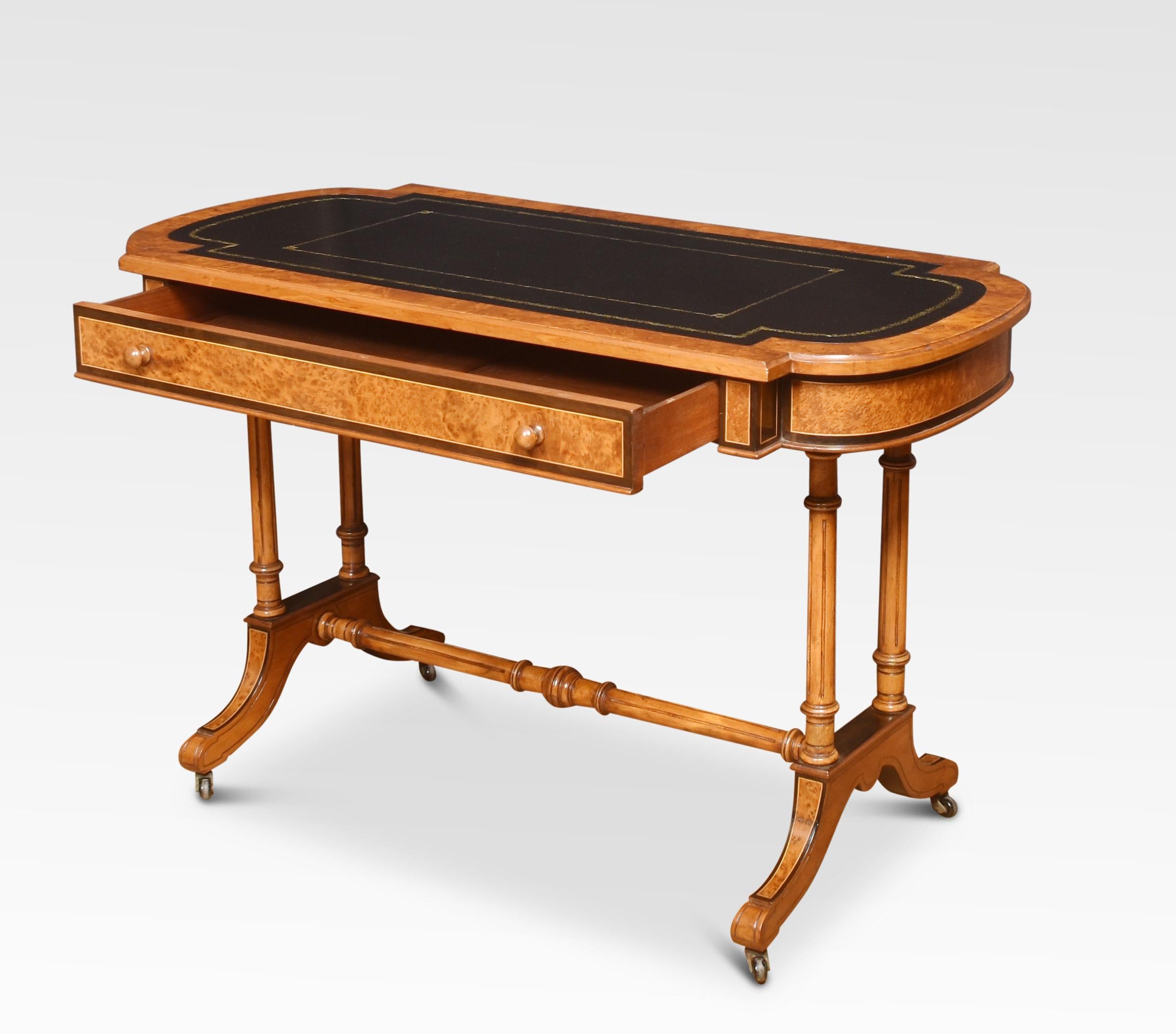 19th Century Walnut Writing Table For Sale 1