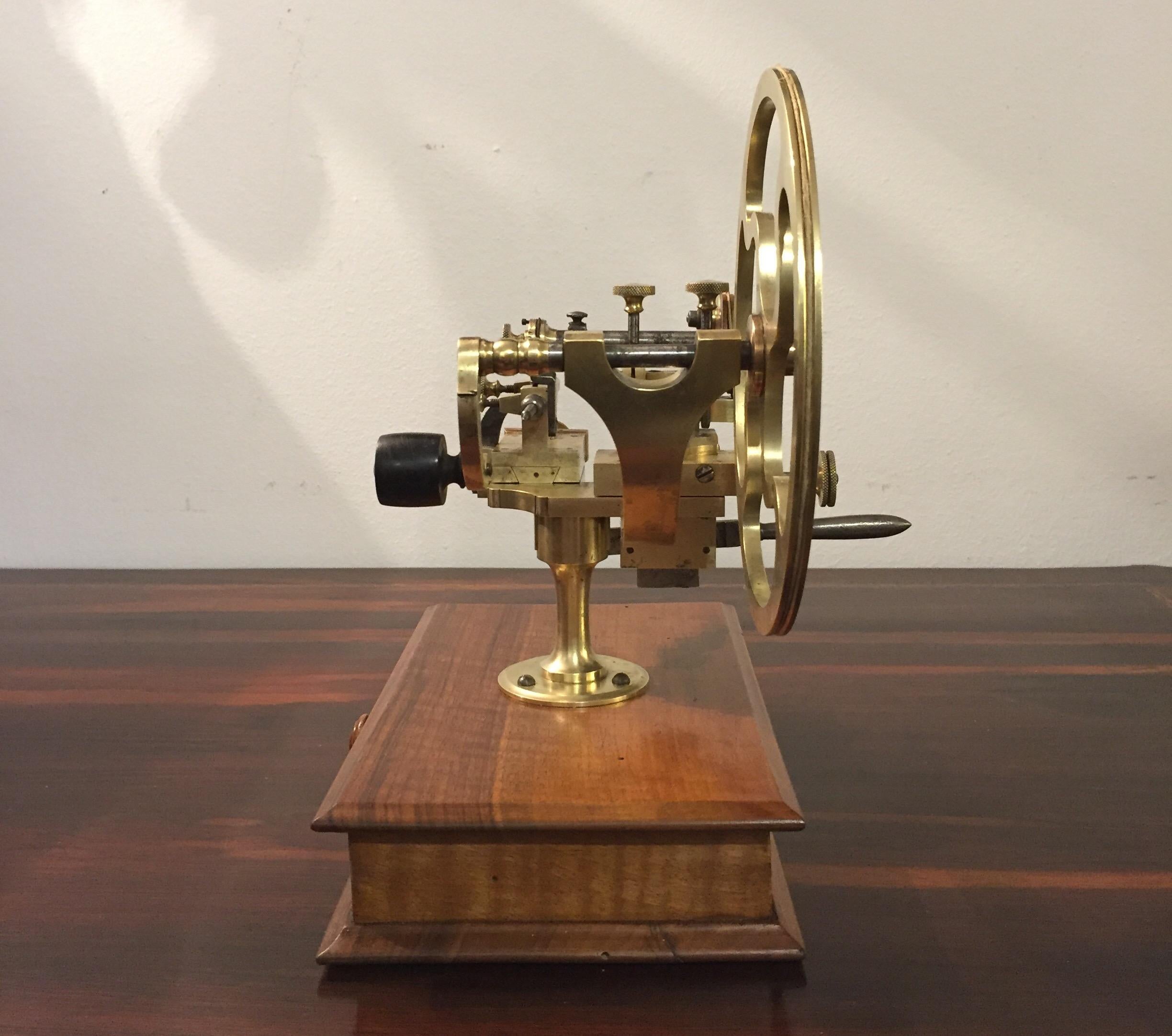 19th Century Watchmakers Gear Wheel Rounding Up Tool Wunderkammern Instrument 5