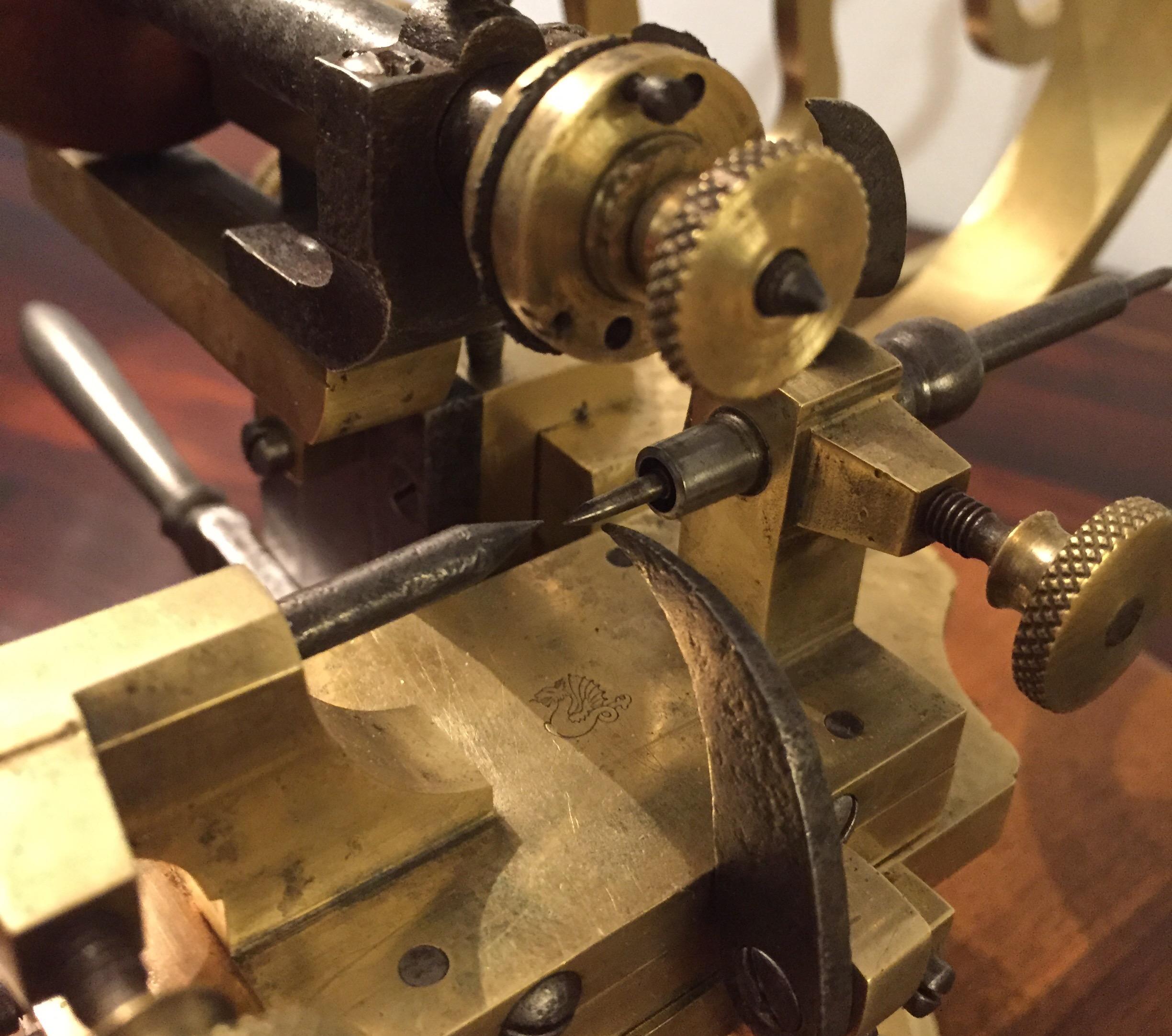 19. Jahrhundert Uhrmacherzahnrad Abrundungswerkzeug Wunderkammern Instrument 13