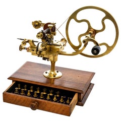 19th Century Watchmakers Gear Wheel Rounding Up Tool Wunderkammern Instrument