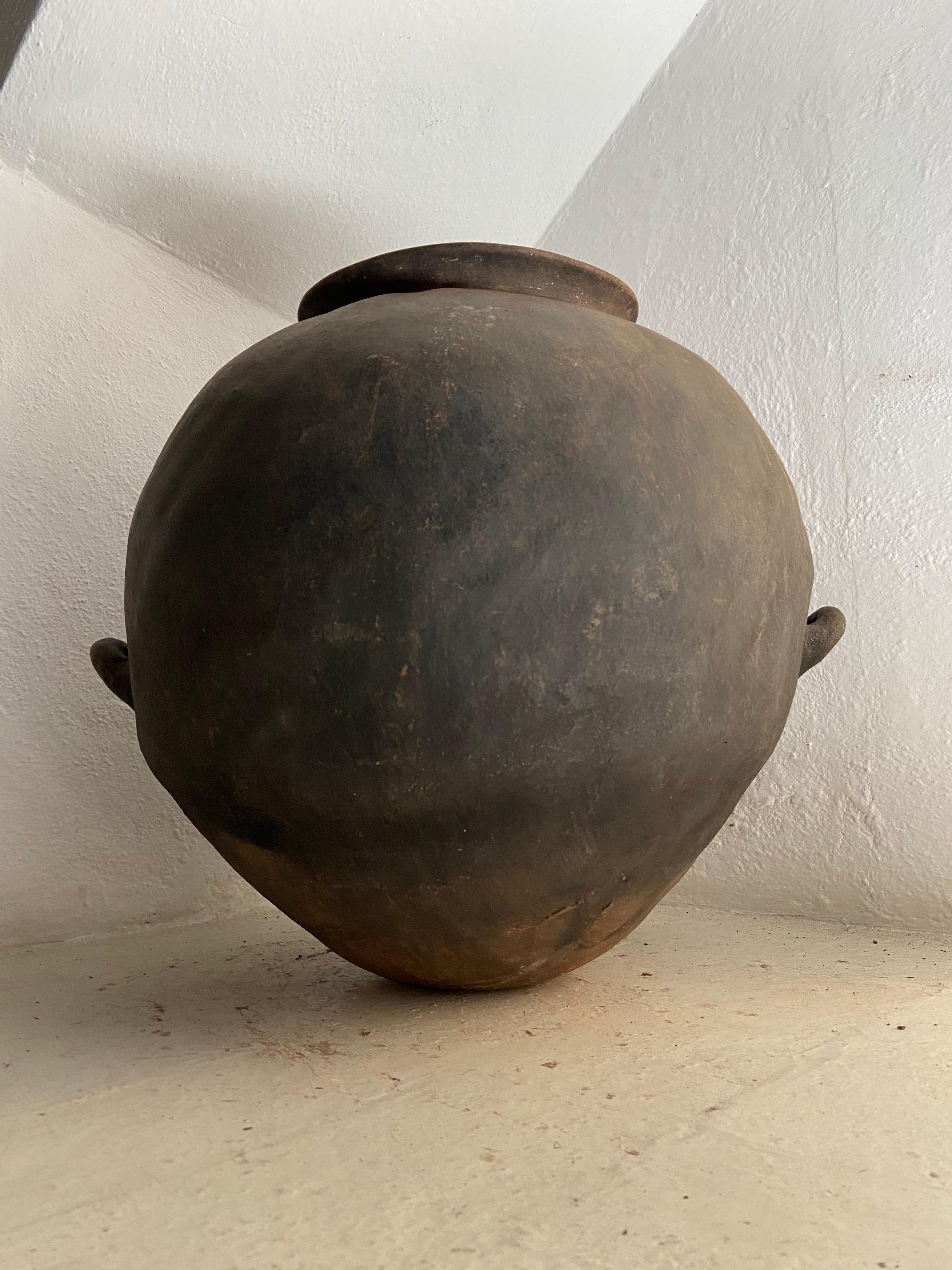 Mexican 19th Century Water Jar From Mexico