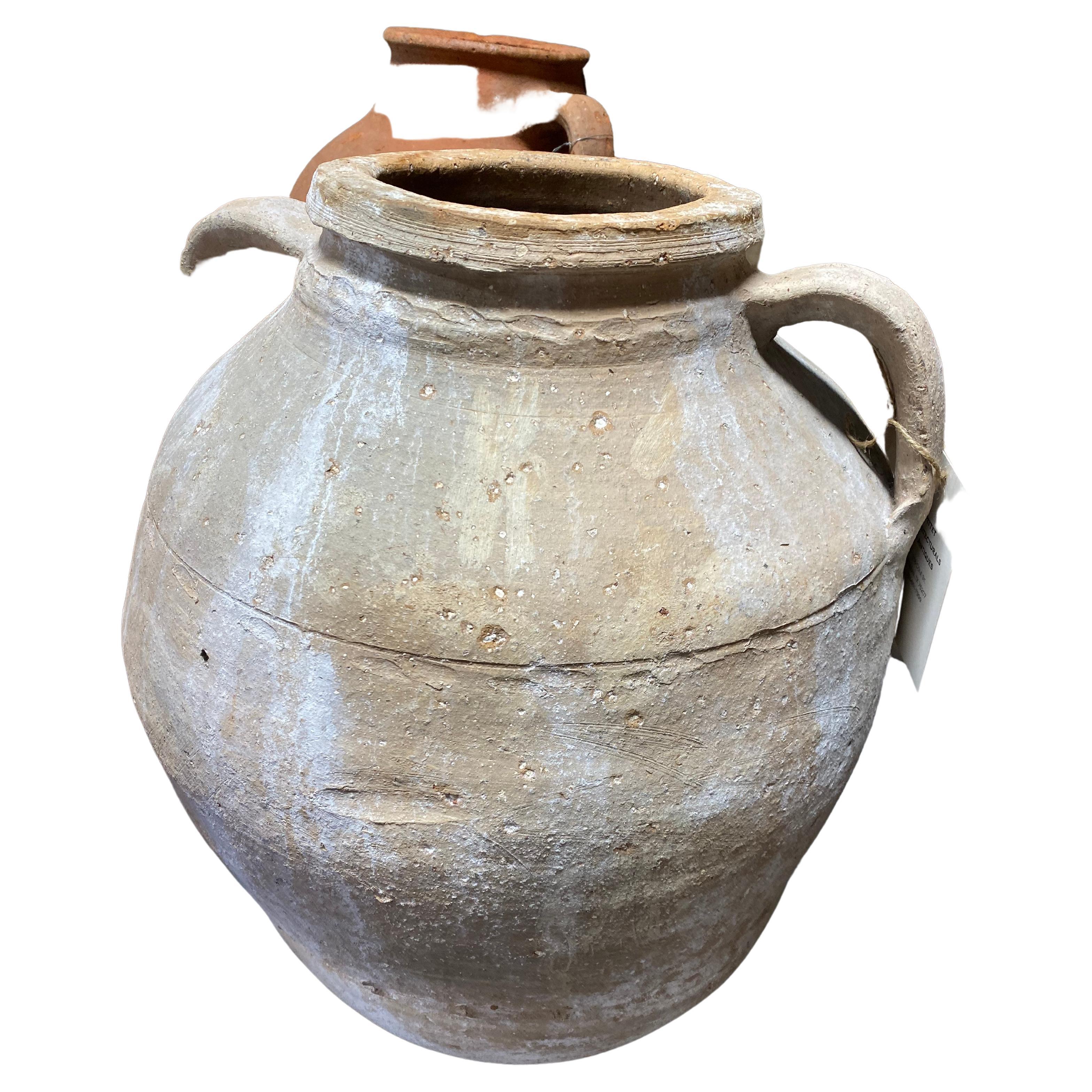 This lovely vessel is in a light taupe color. It is sold as an individual item and originates from Greece. Circa 1880s.