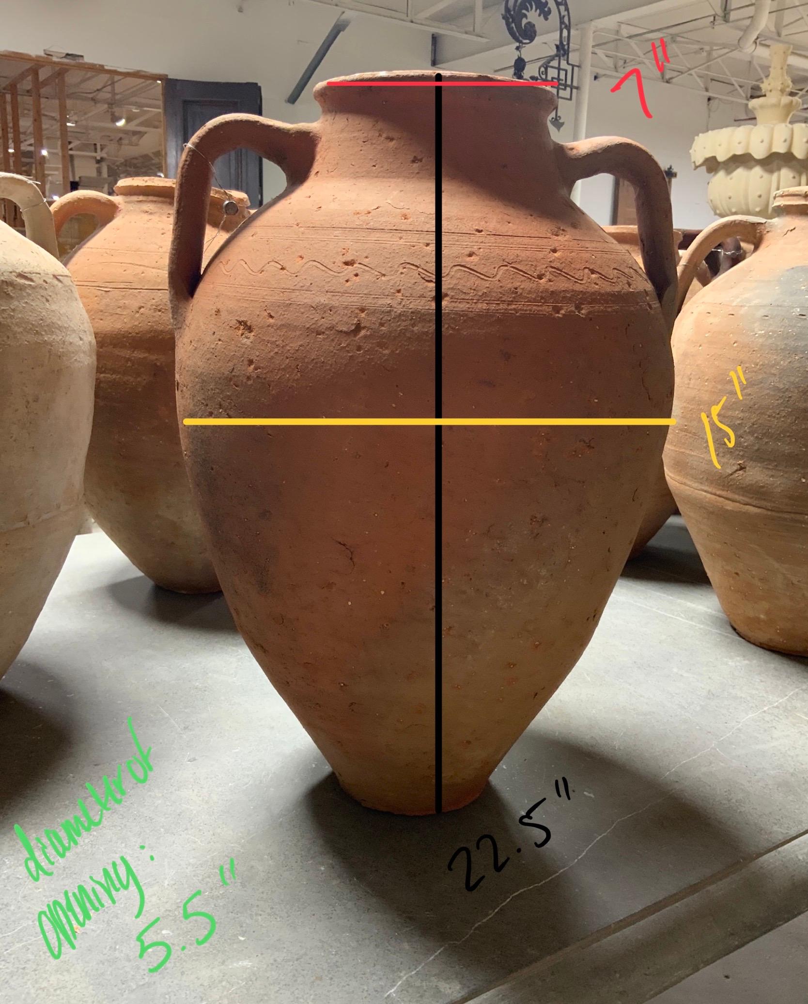 Terracotta 19th Century Water Vessel For Sale