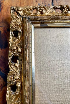 Paesaggio marino acquerellato del XIX secolo con naufragio