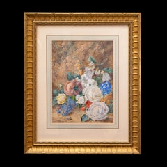 19th Century Watercolour By Thomas Frederick Collier (1823-1885), A Flowerpiece