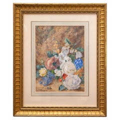 19th Century Watercolour By Thomas Frederick Collier (1823-1885), A Flowerpiece