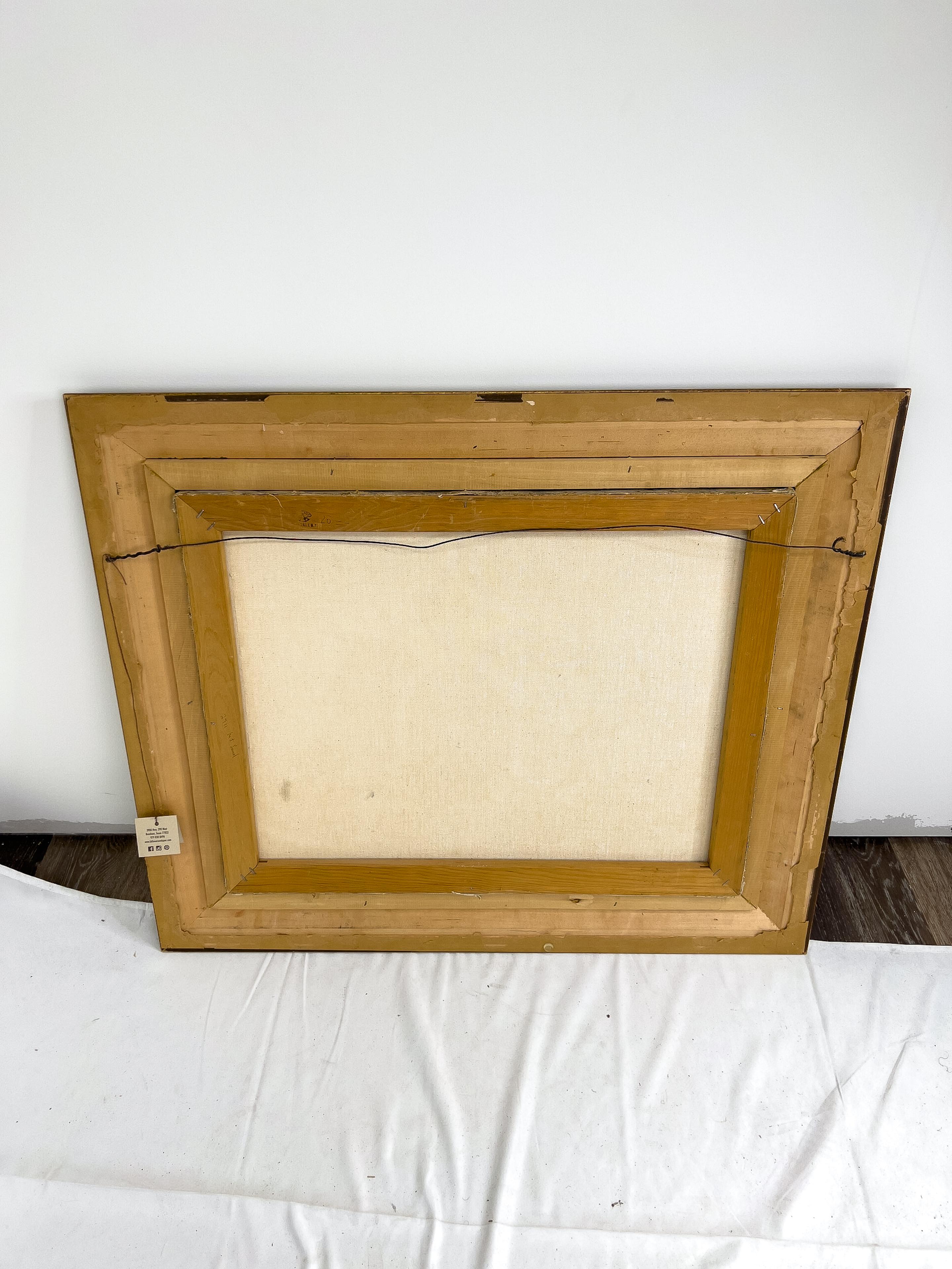 Unknown 19th Century Watermelon Painting in Gilt Frame For Sale