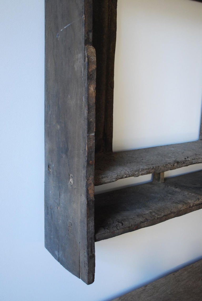19th Century Weathered Japanese Shelf/Rack at 1stDibs