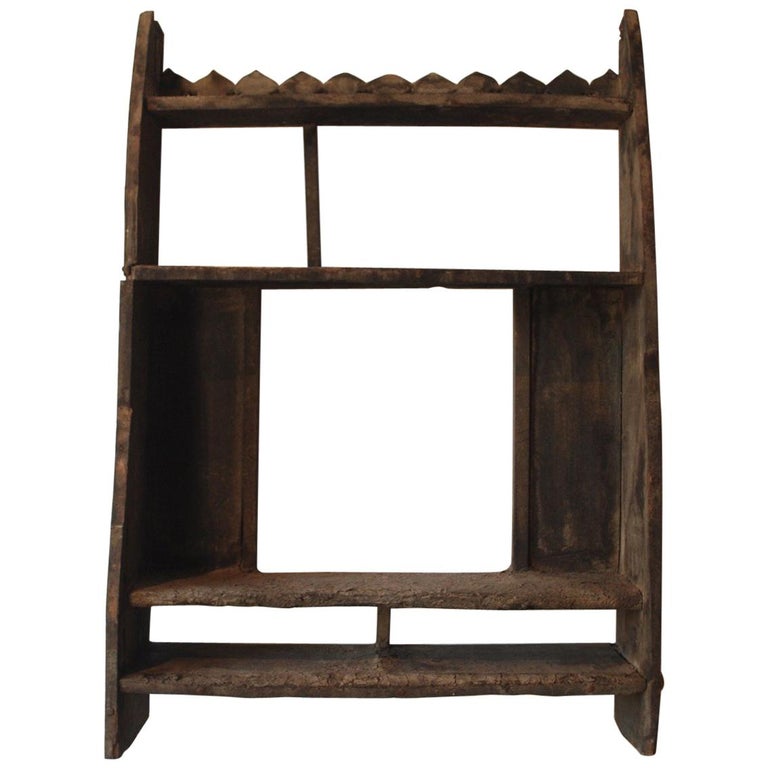 19th Century Weathered Japanese Shelf/Rack at 1stDibs