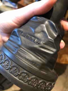 19. Jahrhundert Wedgwood Basalt Amor Engel:: markiert:: um 1880