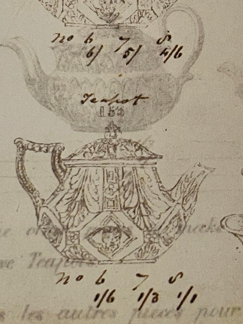 19th Century Wedgwood Etruria Drab Stoneware Smear-Glazed Teapot For Sale 6