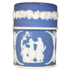 Boîte de commode Wedgwood en jaspe du 19ème siècle