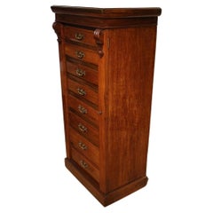 19th Century wellington chest of drawers