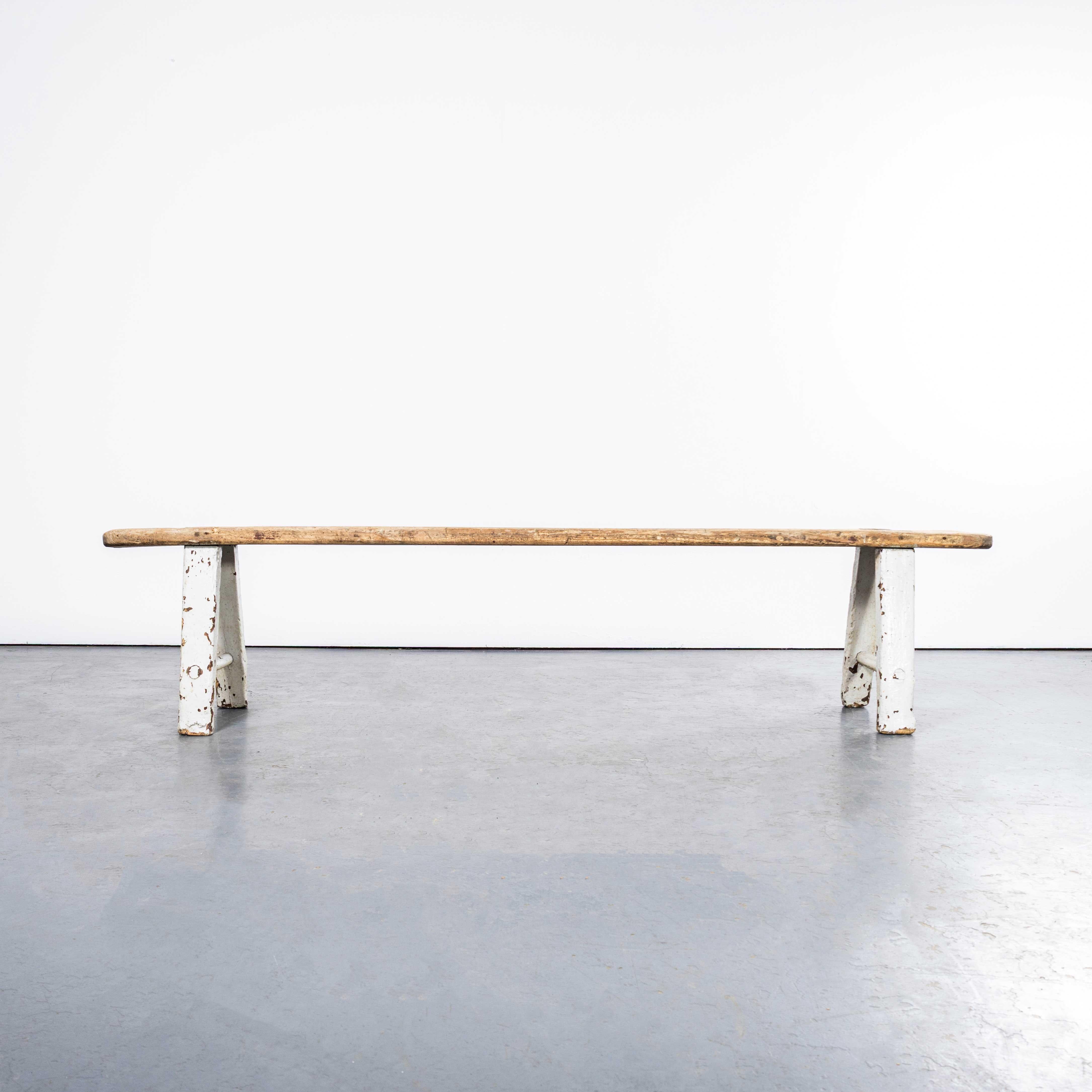 19th Century Welsh Compact Scullery Bench. 

Good honest practical bench of a good compact size at just over two metres. Made in solid pine the bench has a rich scrubbed surface, it is strong and pretty sturdy with just a little movement simply due