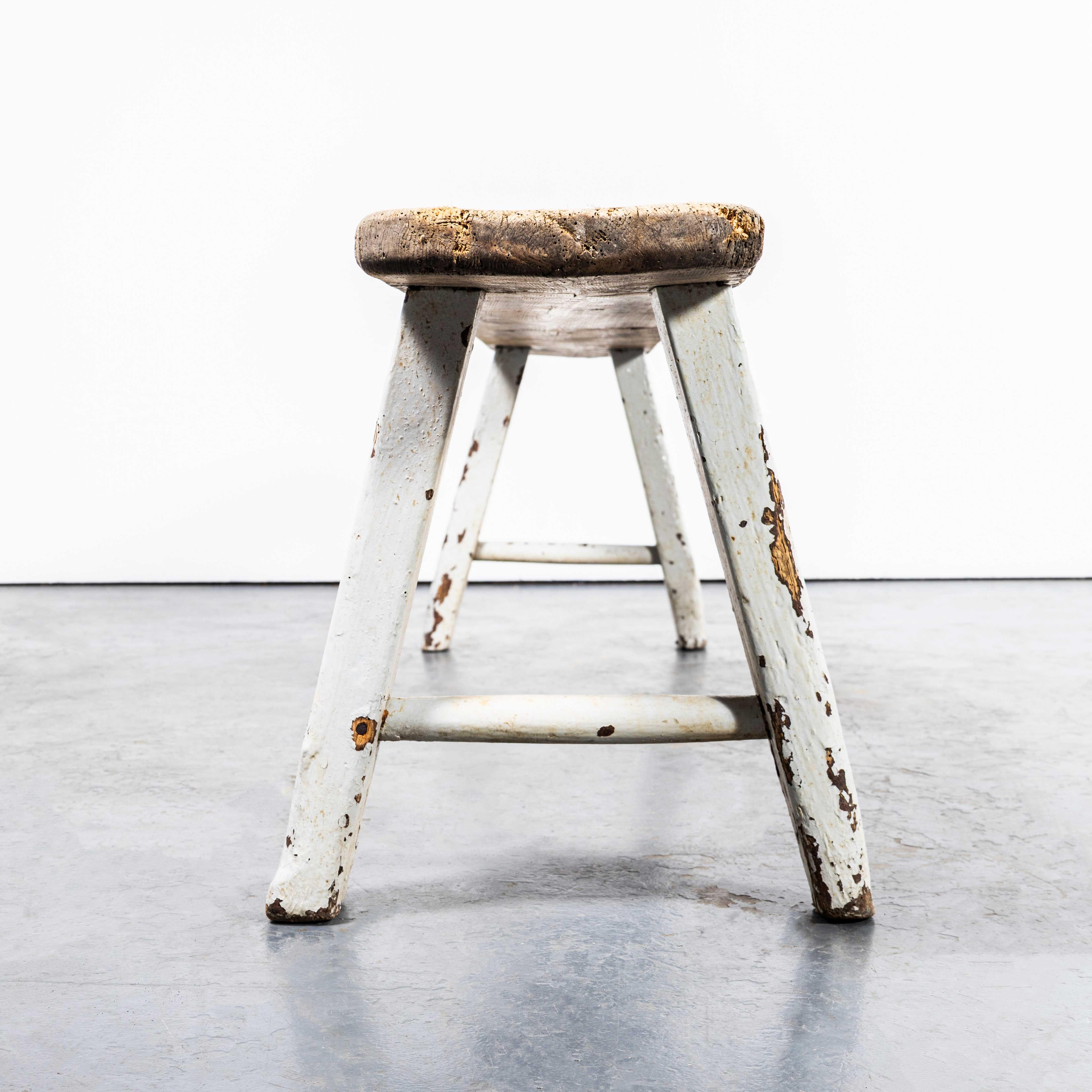 19th Century Welsh Compact Scullery Bench For Sale 1