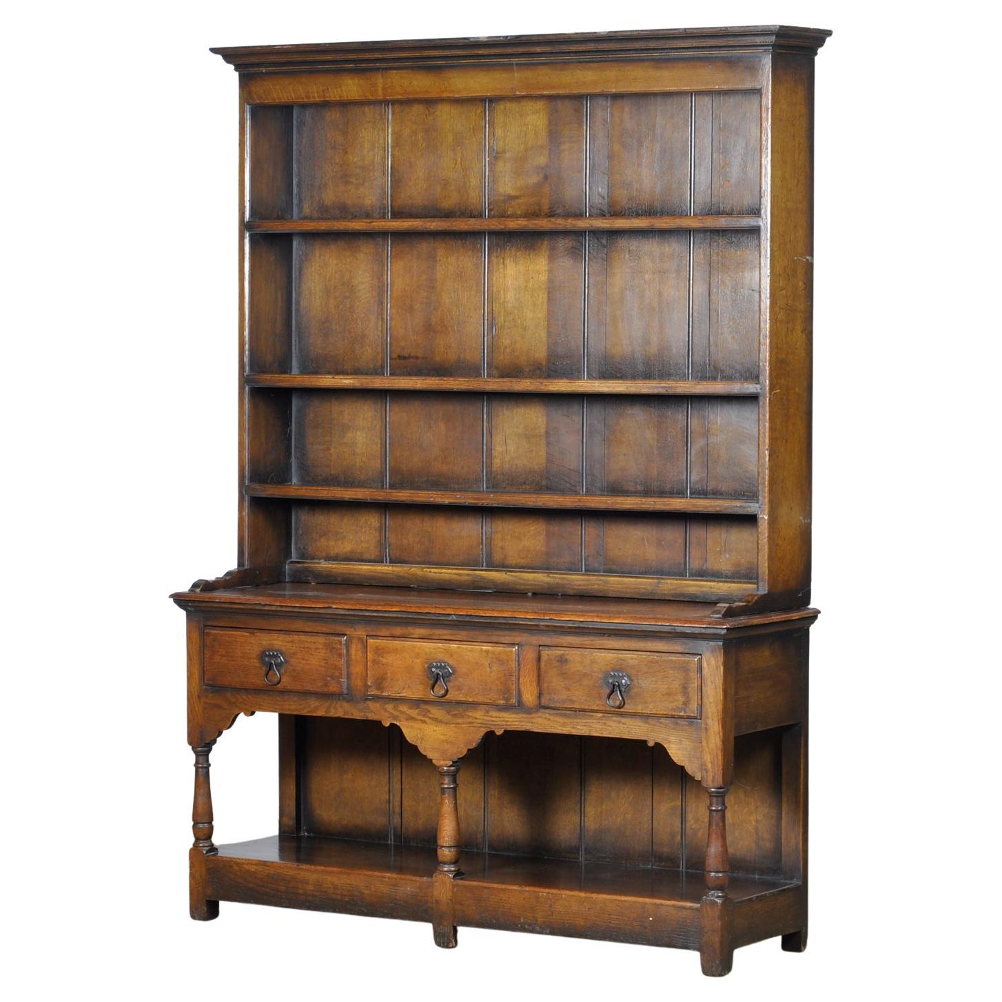 19th Century, Welsh Oak Dresser