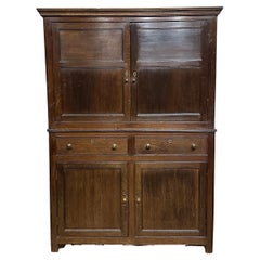 19th Century Welsh Oak Linen Cupboard