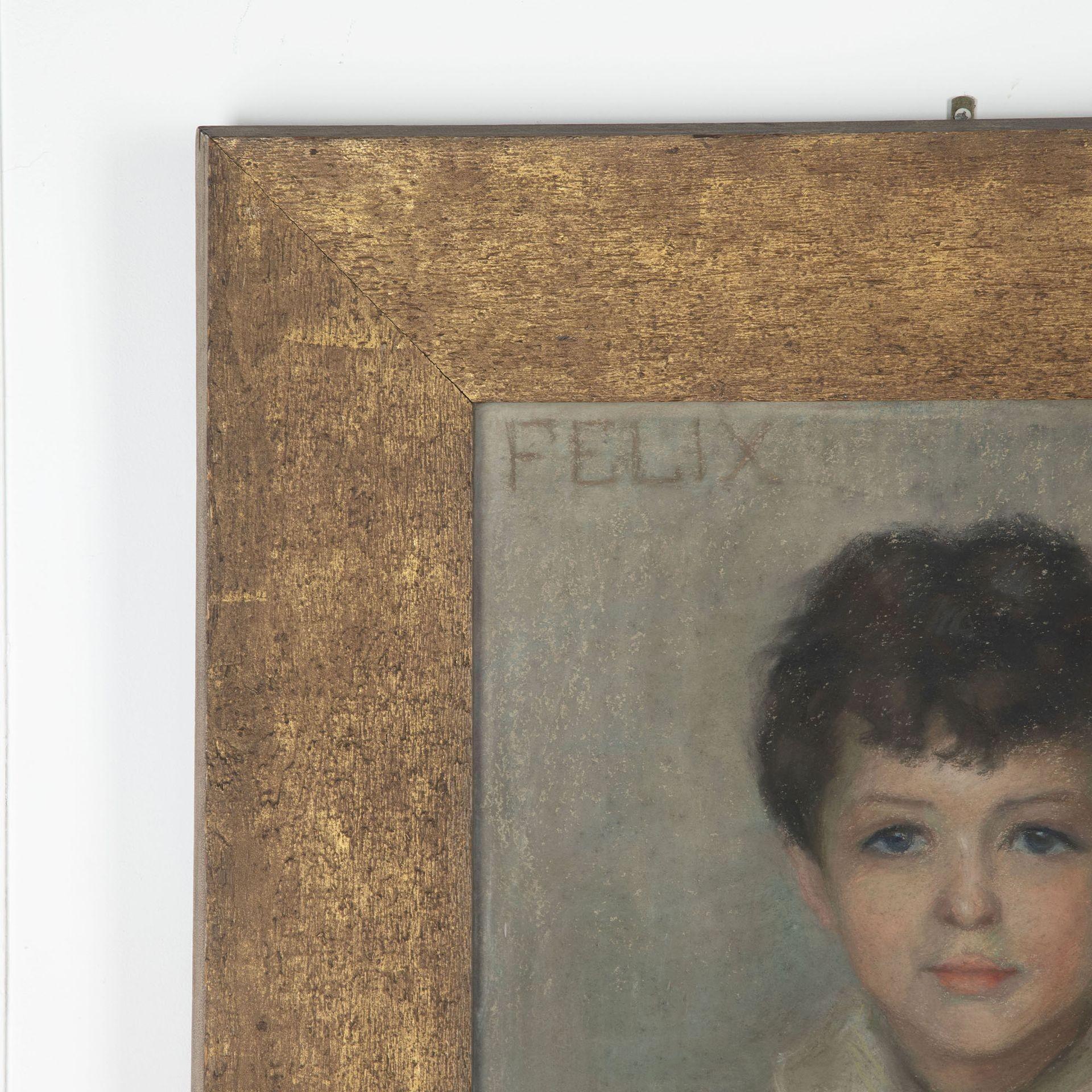 Walisisches Pastellporträt des 19. Jahrhunderts Felix Fripp von Gweny Griffiths (Land) im Angebot