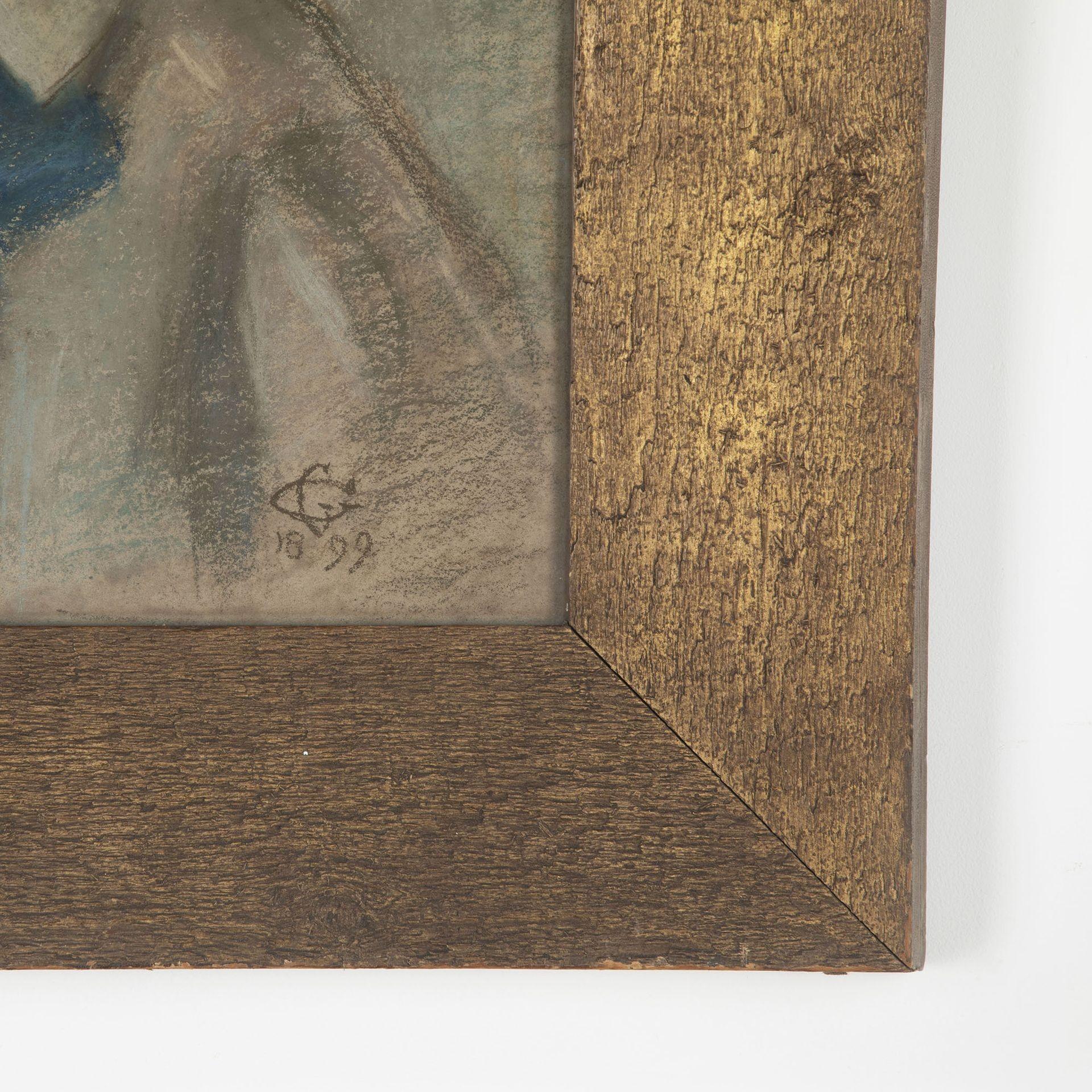 Walisisches Pastellporträt des 19. Jahrhunderts Felix Fripp von Gweny Griffiths im Angebot 2