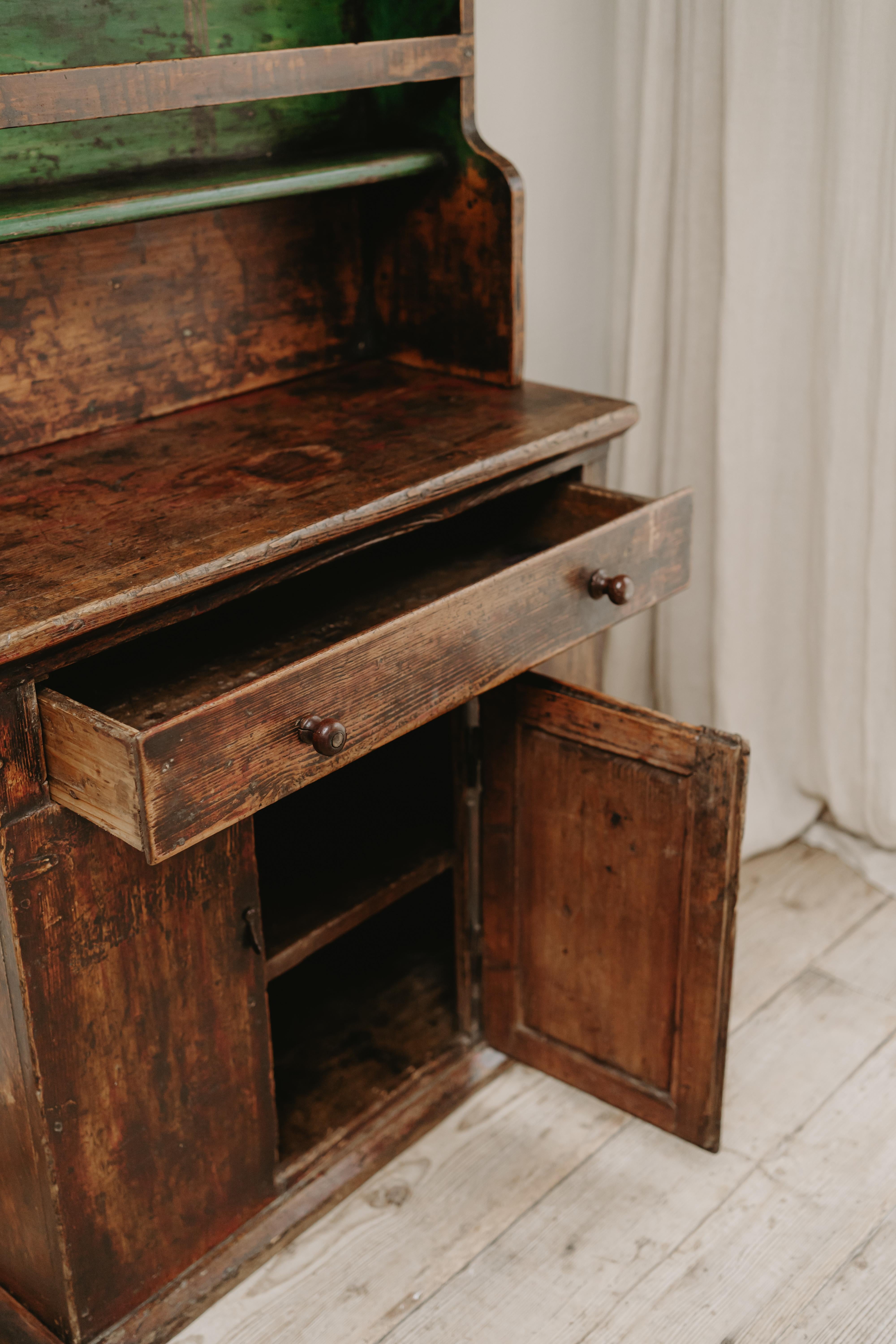 19th Century Welsh Primitive Cottage Dresser 3