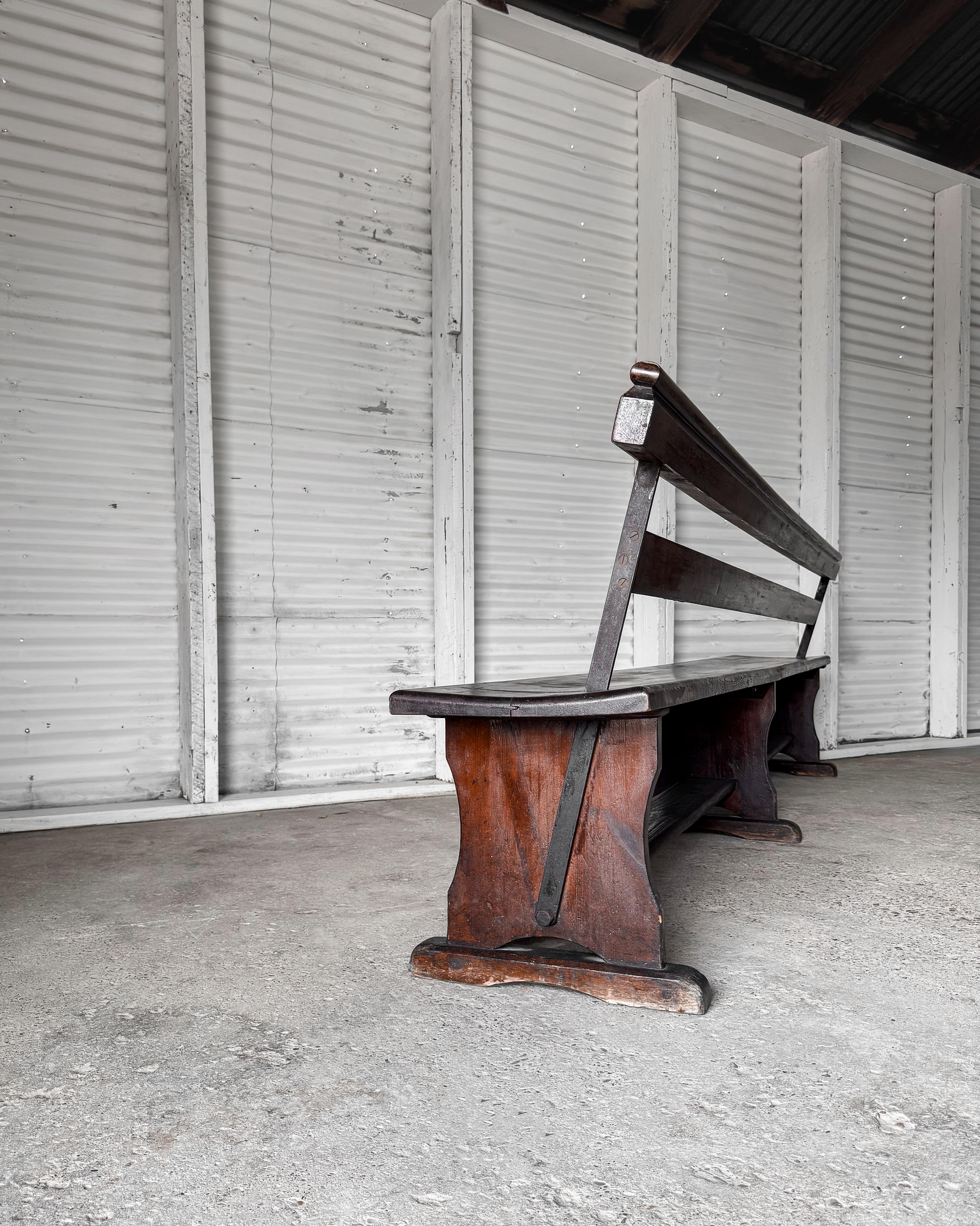19th Century Welsh Railway Platform Bench 9