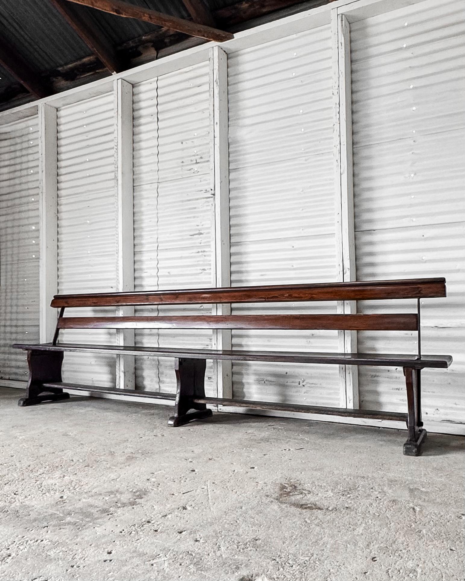 19th Century Welsh Railway Platform Bench 12