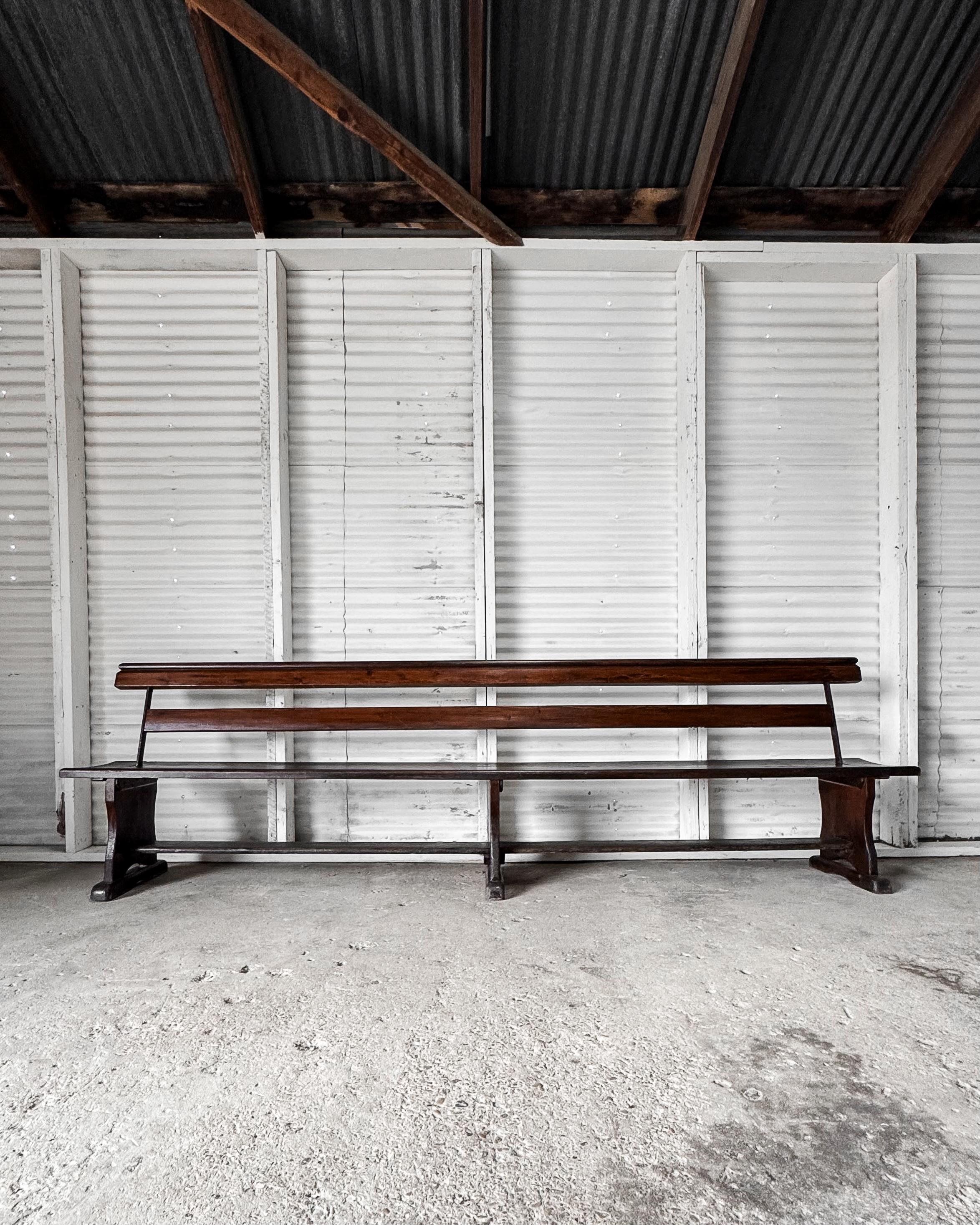 19th Century Welsh Railway Platform Bench 15