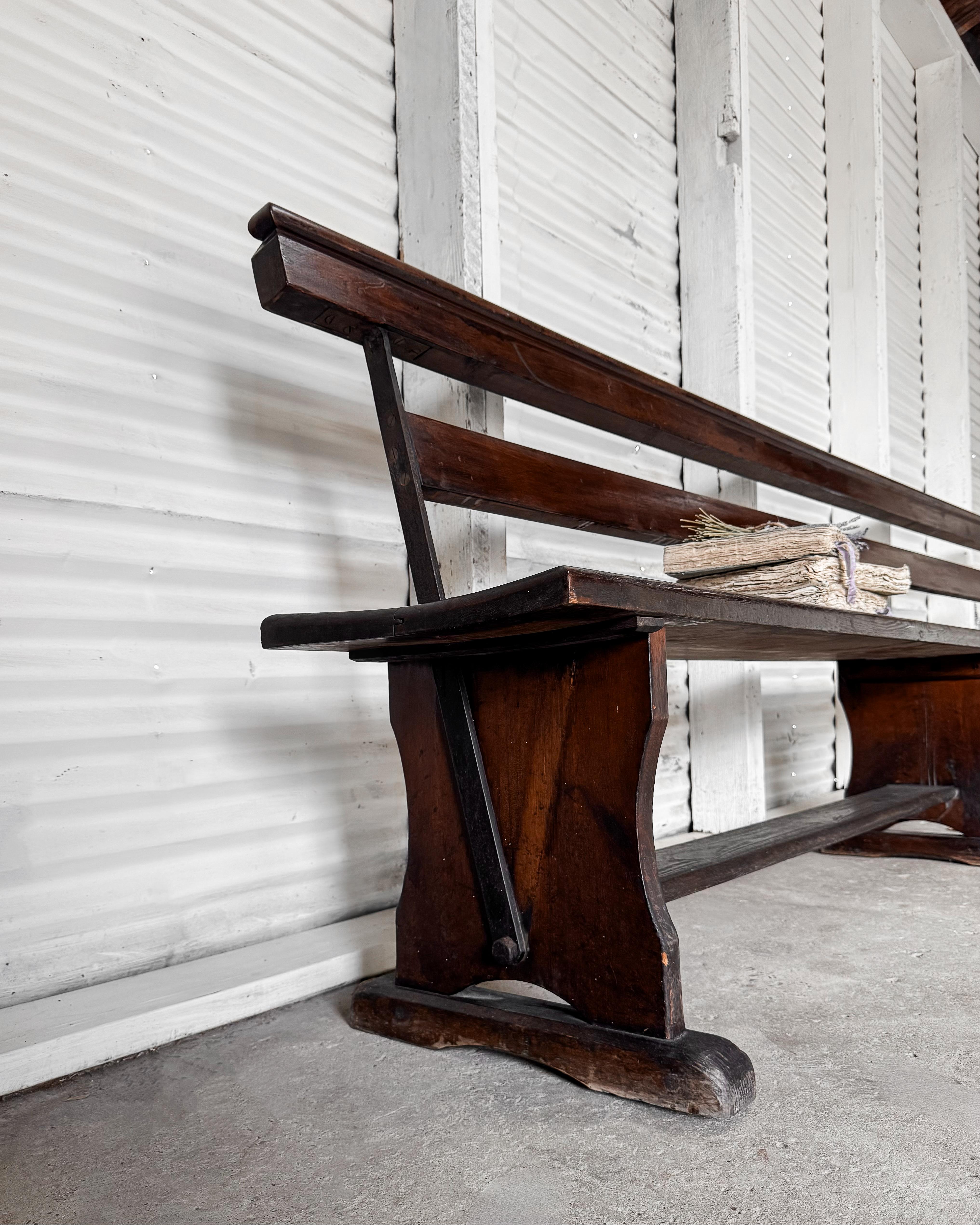 19th Century Welsh Railway Platform Bench 1