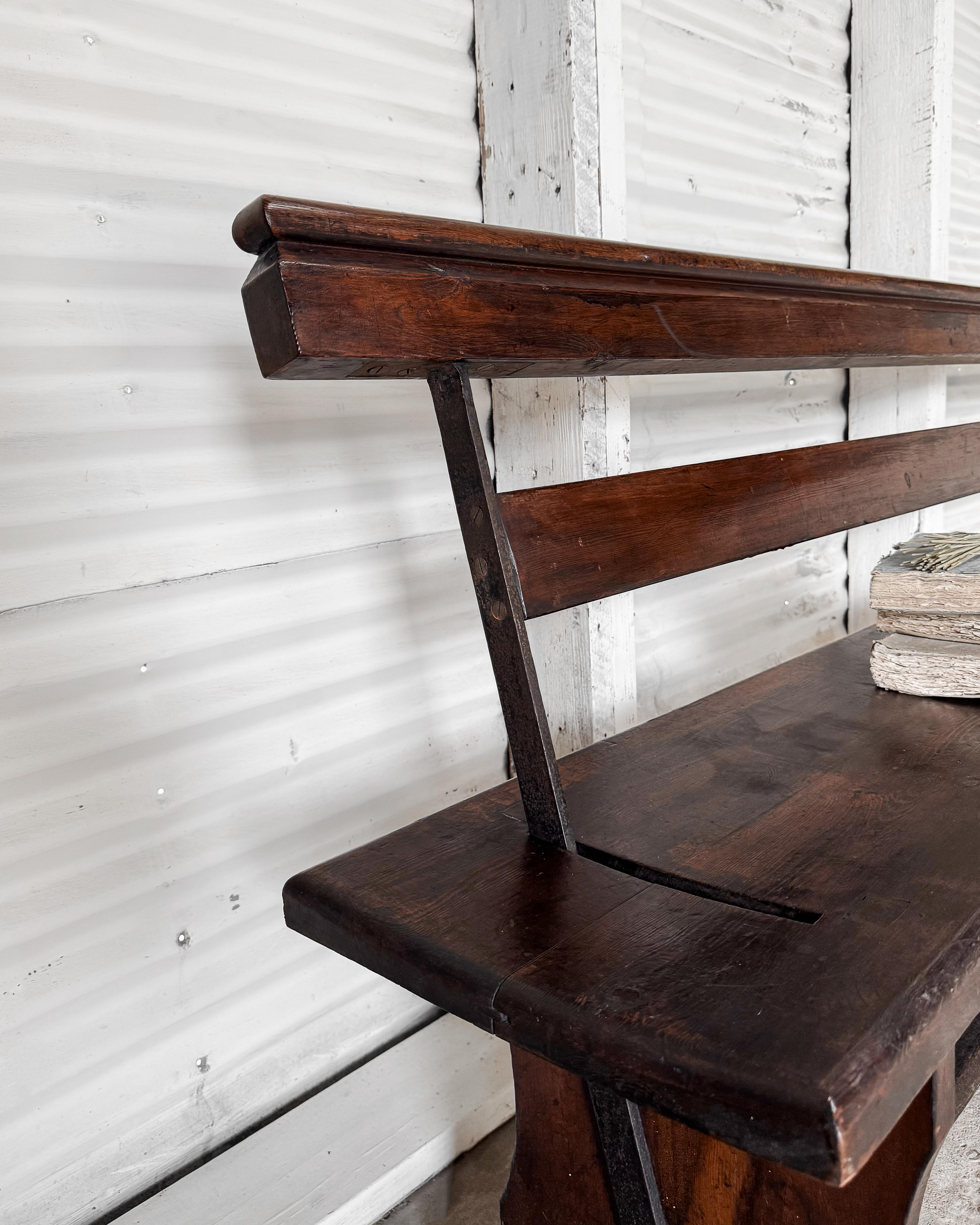 19th Century Welsh Railway Platform Bench 2