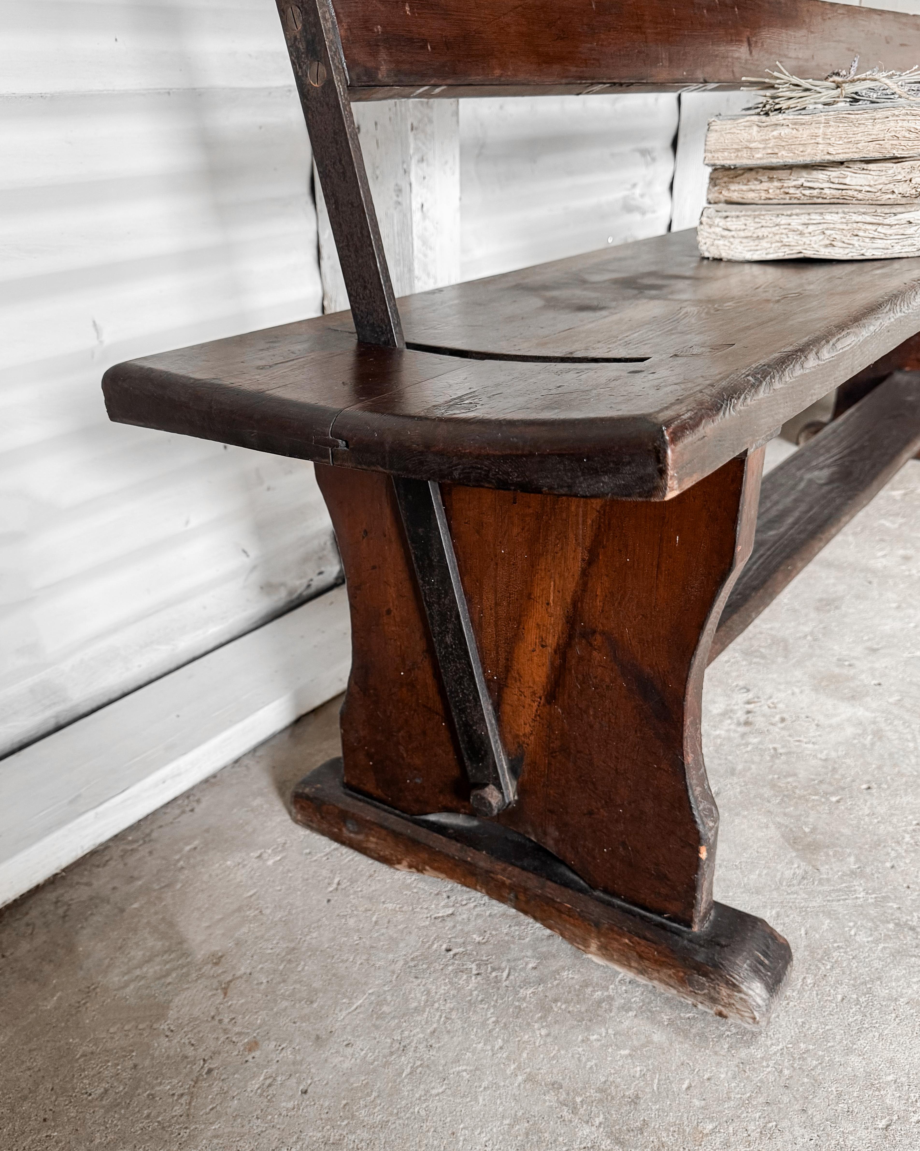 19th Century Welsh Railway Platform Bench 4