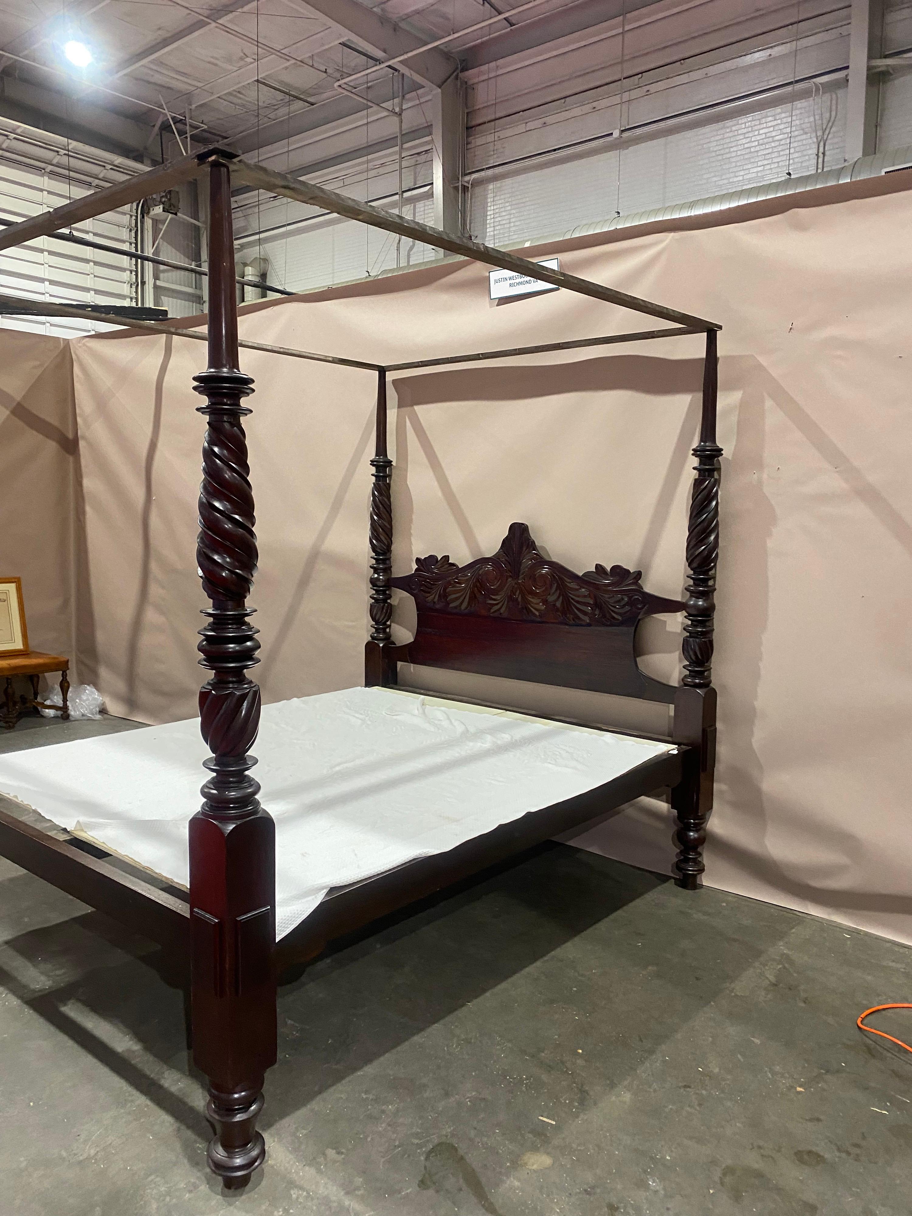 mahogany bed frame