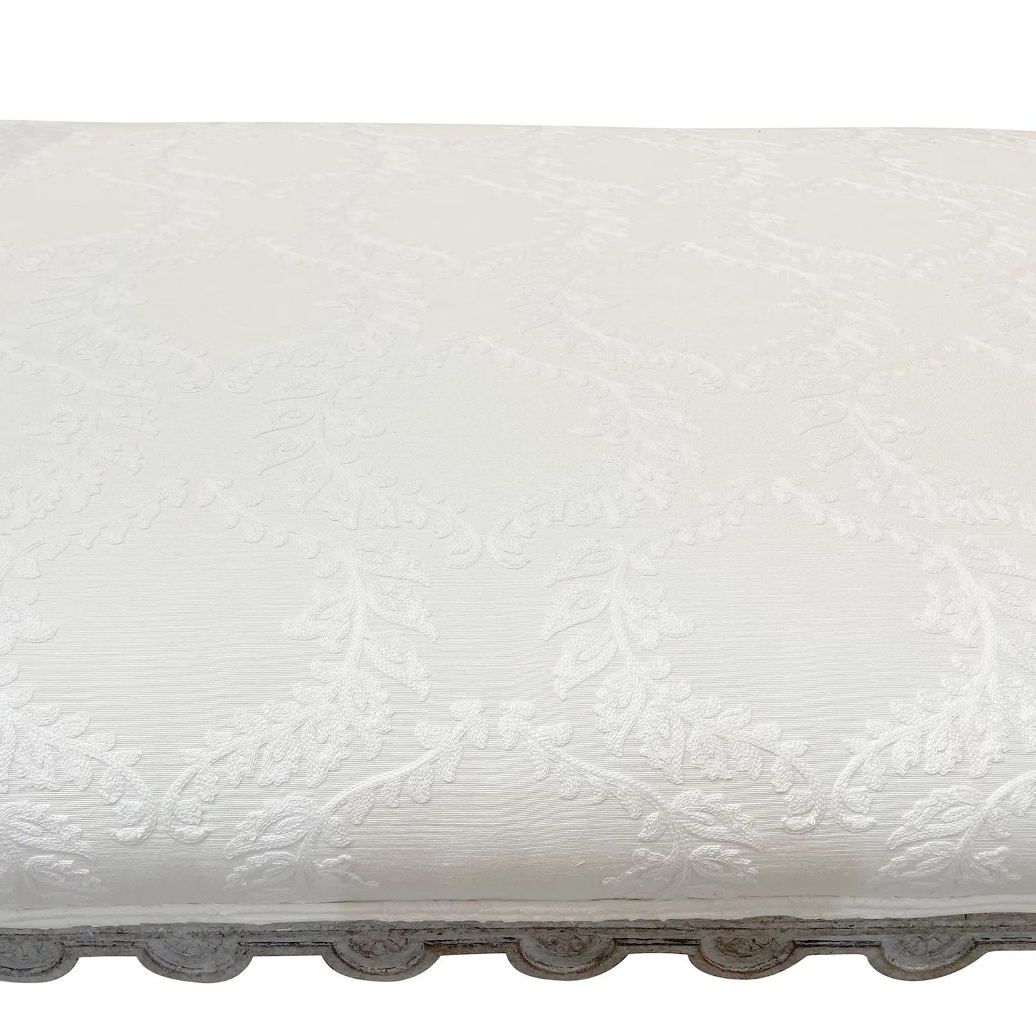 19th Century White-Grey Swedish Gustavian Sofa, Scandinavian Pinewood Daybed 7