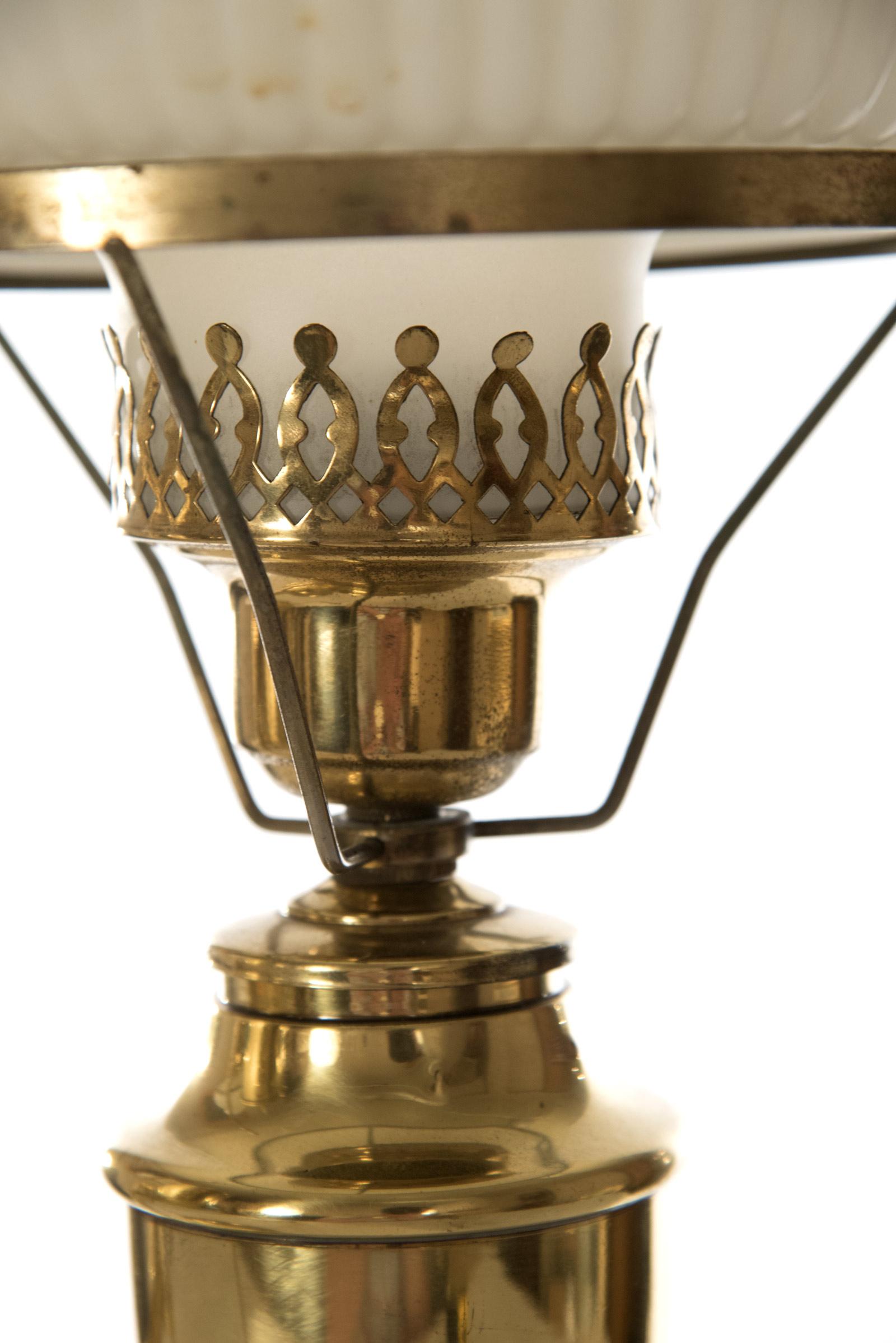 antique gas table lamps