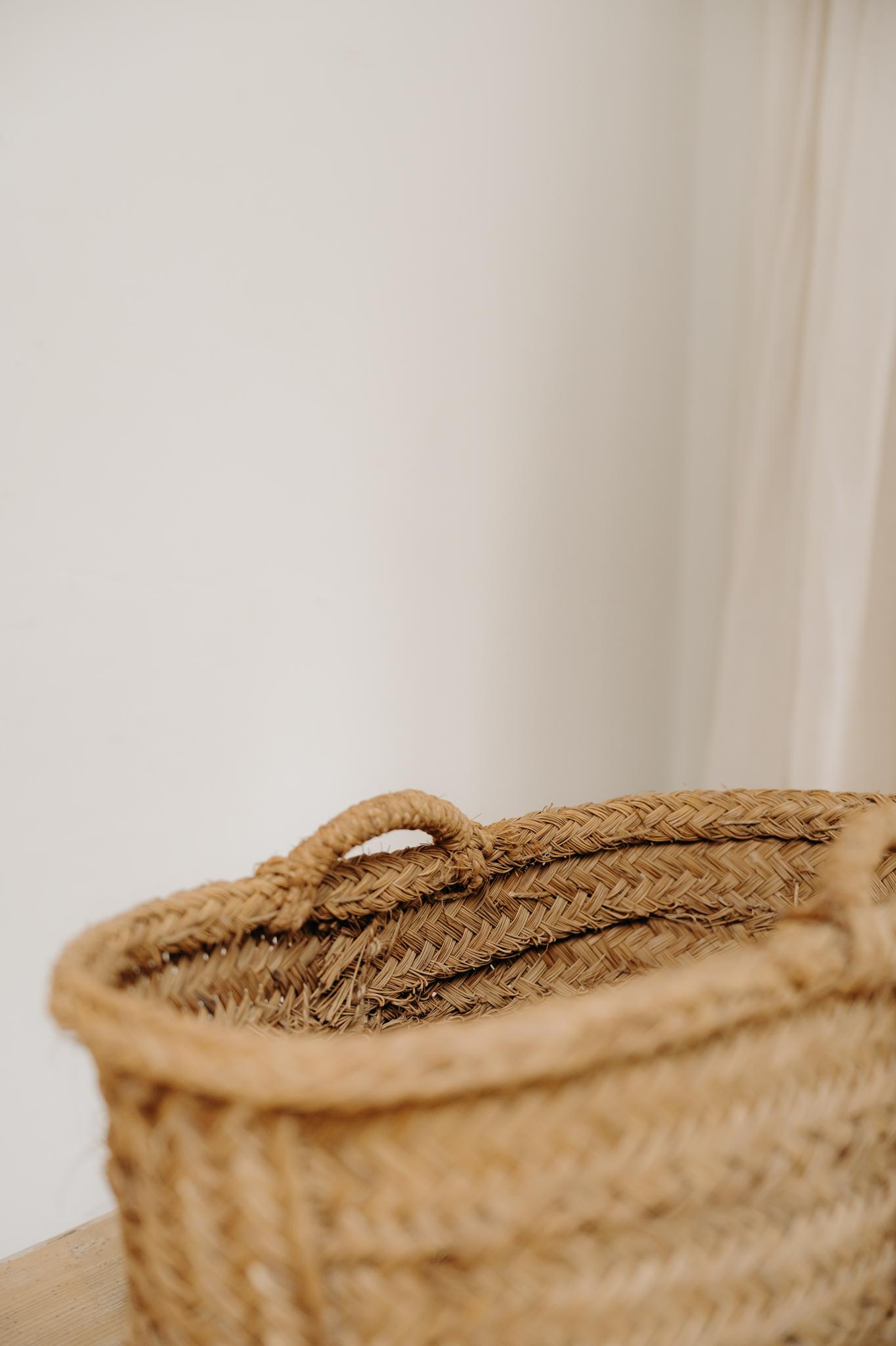 Panier en osier tressé du 19ème siècle ... en vente 6