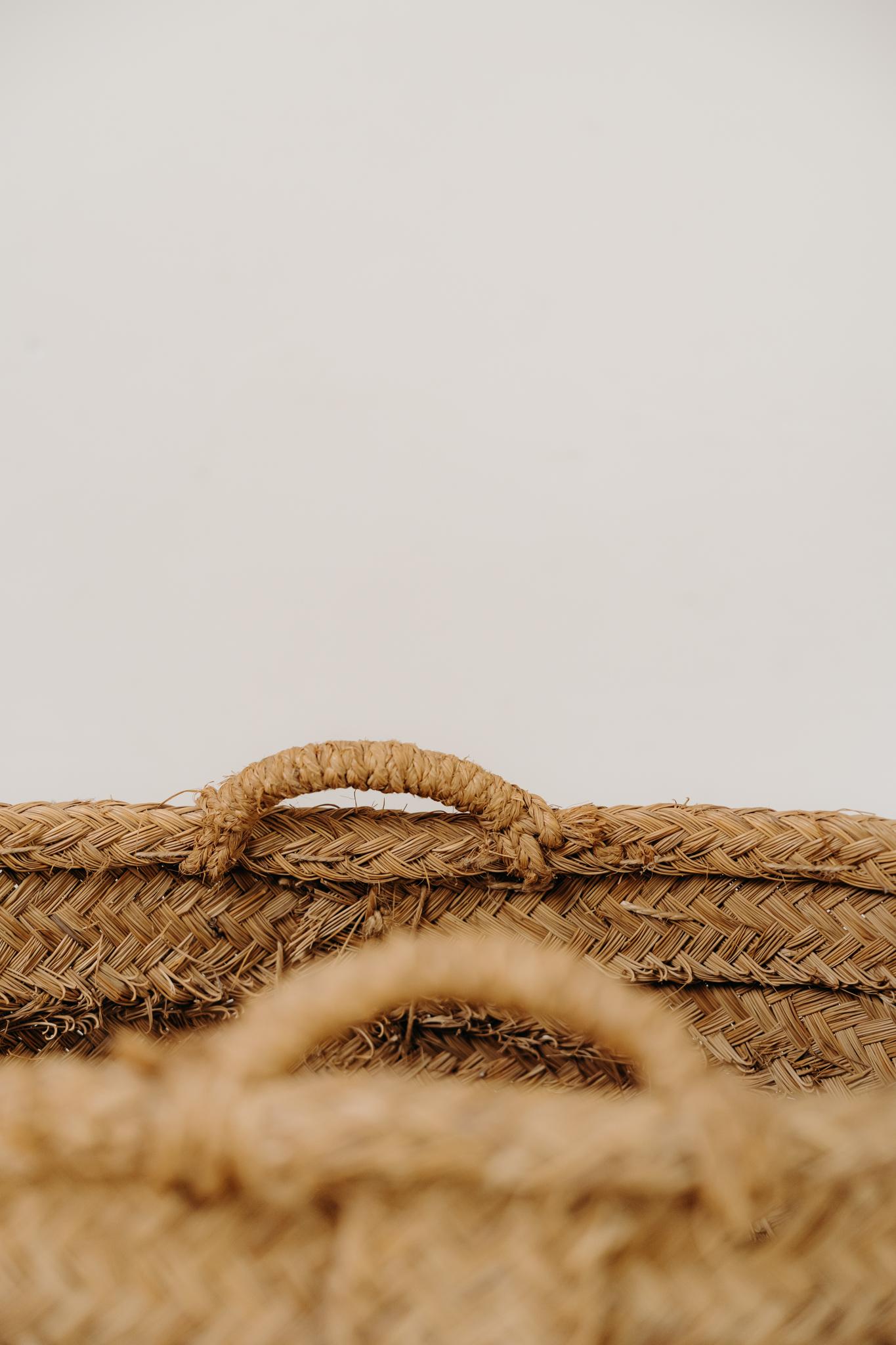 Panier en osier tressé du 19ème siècle ... en vente 2