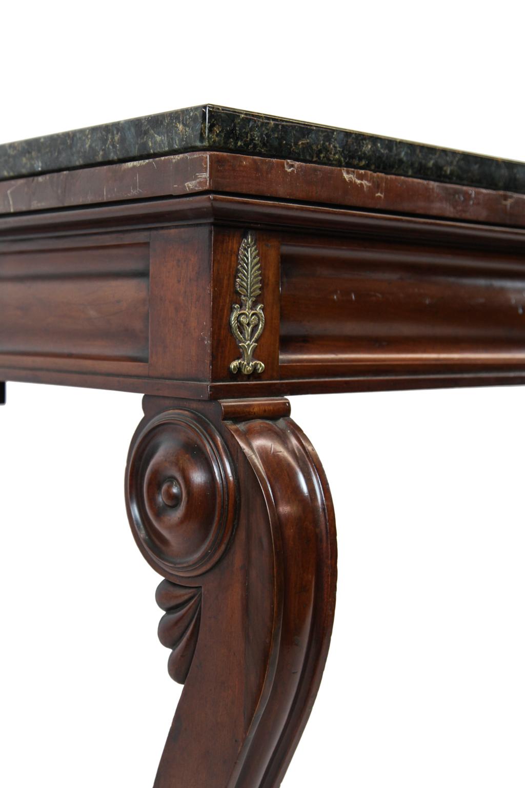 Guglielmo IV Tavolo da console William Williams del 19° secolo