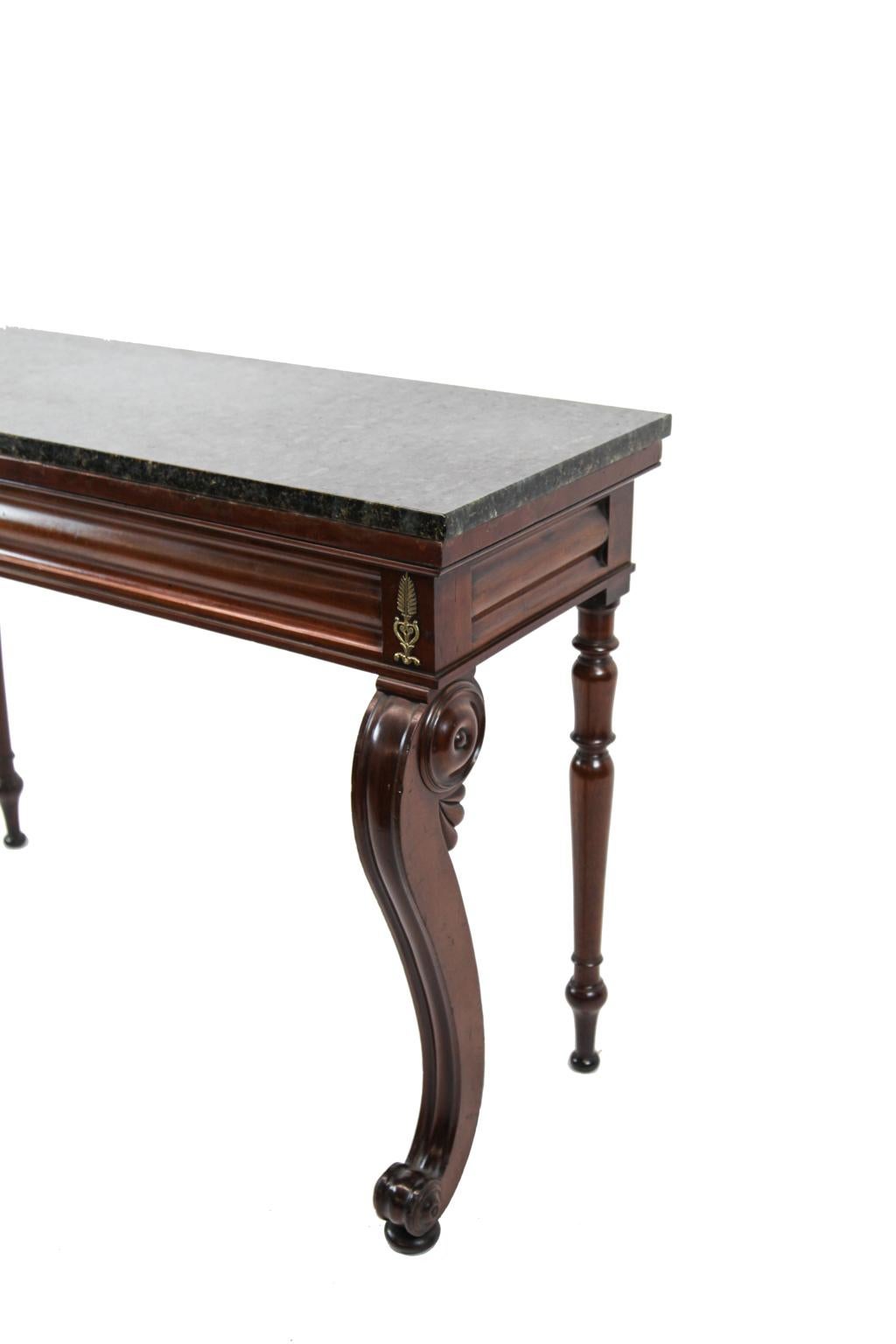 English 19th Century William 4th Console Table For Sale