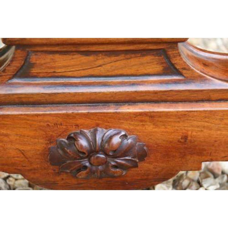 19th Century William IIII Flame Mahogany and Marquetry Library Table, circa 1835 For Sale 5