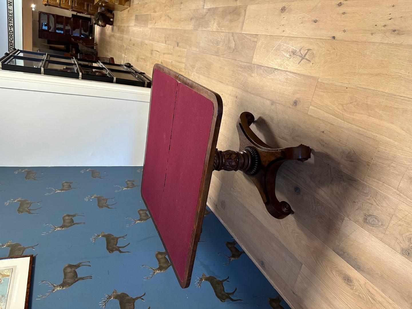 19th Century William IV game table For Sale 5