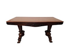 19th Century William IV Irish Library Table Attributed To Williams and Gibton