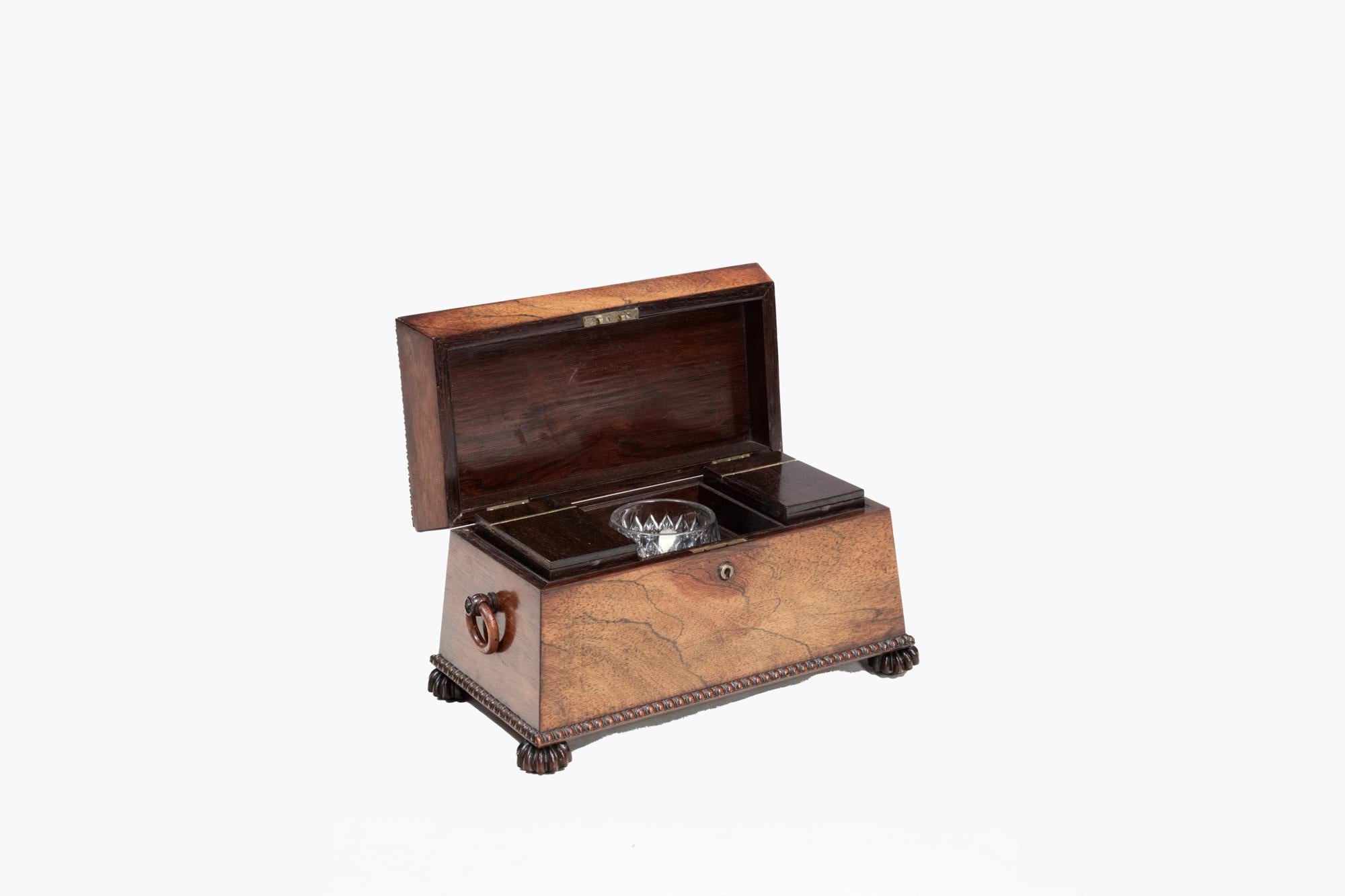 Anglais Caddy à thé William IV du 19ème siècle en vente