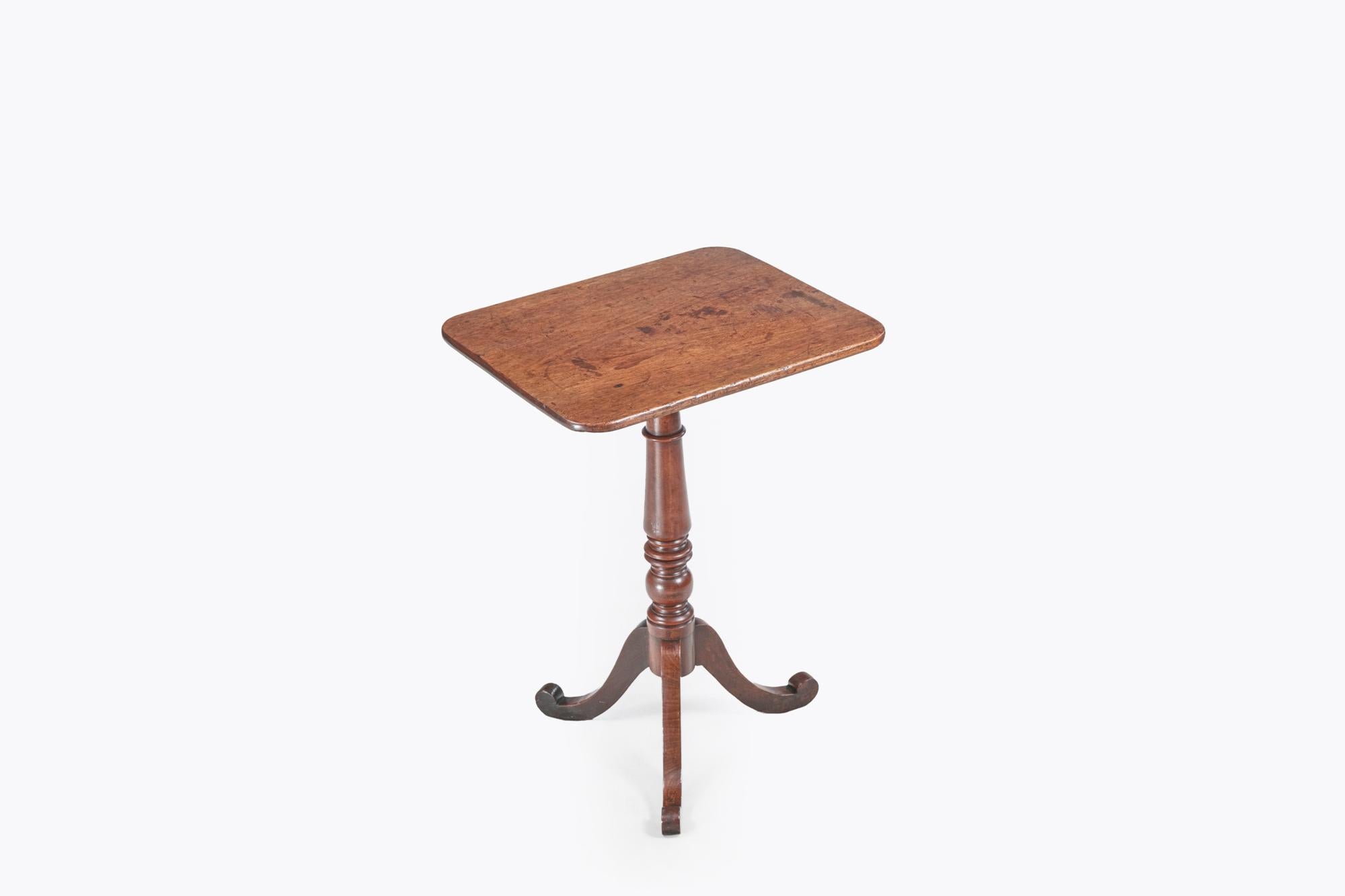 English 19th Century William IV Mahogany Tip-Up Wine Table For Sale