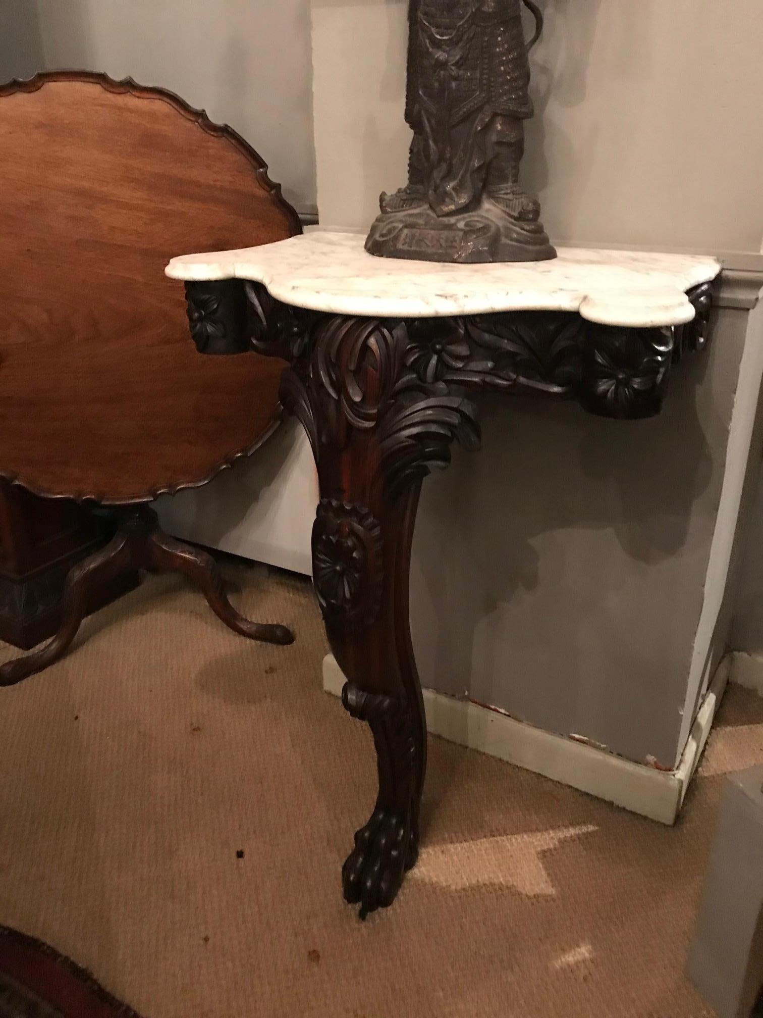 19th Century William IV Monopodia Console Table In Good Condition In Dublin 8, IE