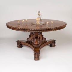 19th Century William IV Period Mahogany Centre Table Attributed to Gillows